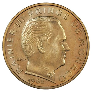 Monaco - 20 centimes 1962 ESSAI Rainier III - cupro-aluminium - GadMC.147 KM.E46 - Imagen 1 de 2
