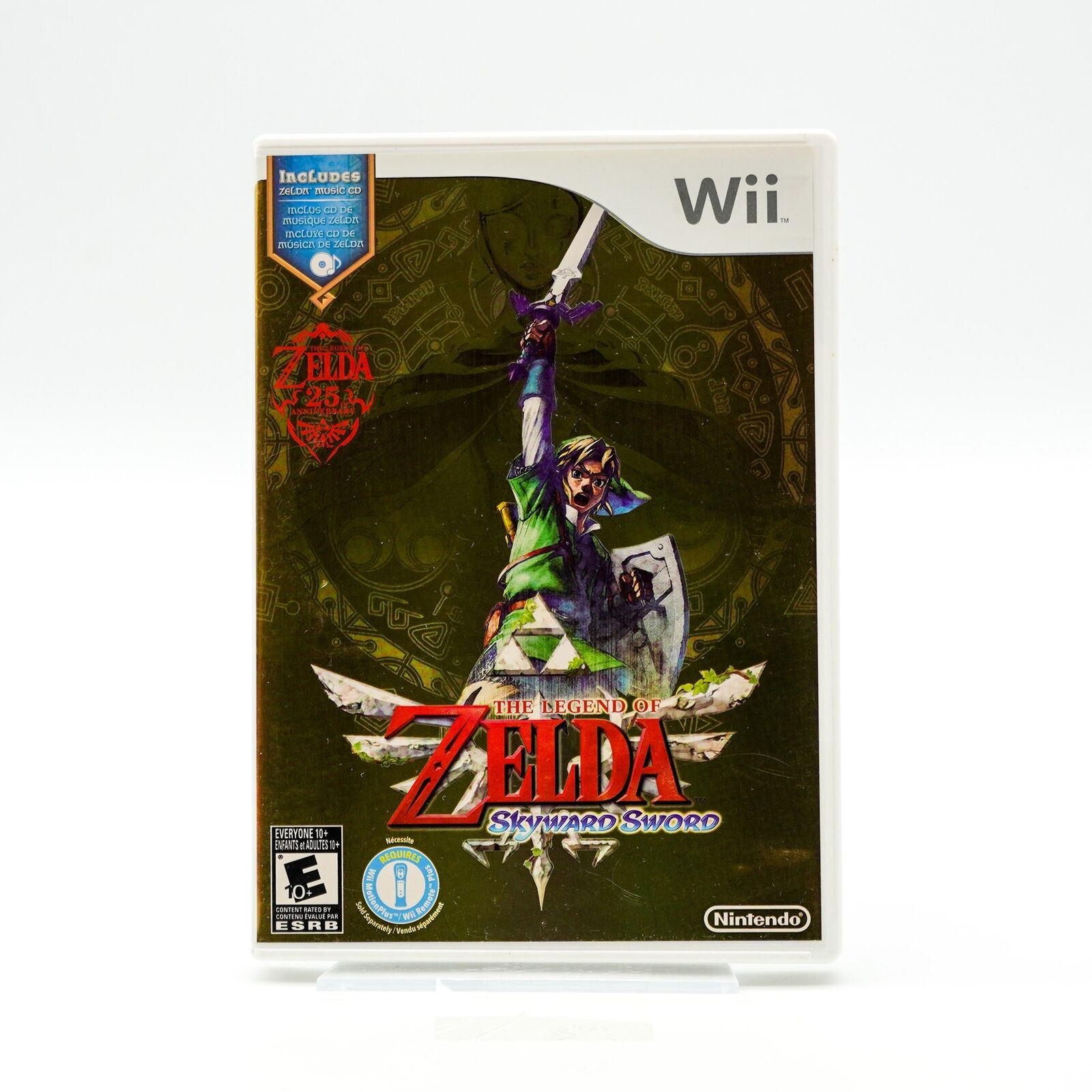 Nintendo Wii The Legend of Zelda Skyward Sword 25th Anniversary Game & Music CD