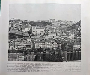 c1890 PRINT ~ LISBON PORTUGAL - Picture 1 of 1