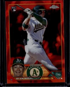 2023 Topps Chrome Baseball Ryan Noda #USC171 RC Rookie Orange Refractor /25 - Picture 1 of 2