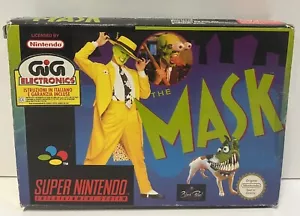 THE MASK - SNES SUPER NINTENDO PAL GIG BOXED VERSION 1995 - Picture 1 of 20