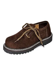 Haferschuhe Trachten Schuhe dunkelbraun  Trachtenschuhe Lederhose -086 - Bild 1 von 5