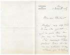 courrier en-tête de la Présidence de la République - signée TOURNIER 1895