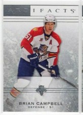 Brian Campbell 14-15 Upper Deck Artifacts Base Common #48 Florida Panthers