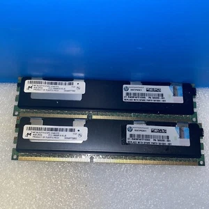 * Lot of 2 Micron MT36JSZF51272PZ-1G4G1FG 4GB 2Rx4 PC3-10600R SERVER Memory - Picture 1 of 2