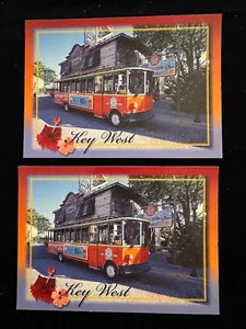 Postcard Old Town Trolley Key West Florida USA NEW NOS - Picture 1 of 2