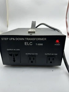 5000W ST-5000 Step Up Step Down Transformer 110V to 220V - Picture 1 of 13
