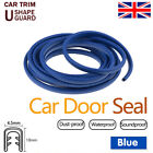 4.5M Blue Car Door & Luggage Trunk Safe Edge Protector Soundproof U Shape Strip