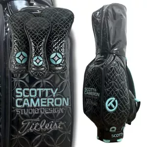 Scotty Cameron Circle T 2018 GEO LUX Limited Staff bag/Covers set Used Rare - Picture 1 of 7