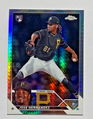 2023 Topps Chrome Atualização #USC4143 JOSE HERNANDEZ RC Prisma Refrator PIRATAS - Imagem 1 de 2