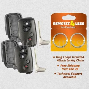 2 For 2007 2008 2009 2010 2011 Lexus GS450h Remote Shell Case Car Key Fob Cover - Picture 1 of 6
