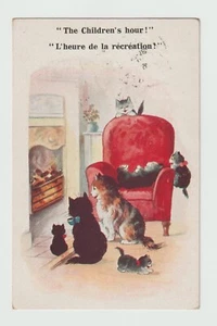 Inter Art Co. Florence House, Barnes. Schwarze Katzen CPA 6886 - Bild 1 von 2