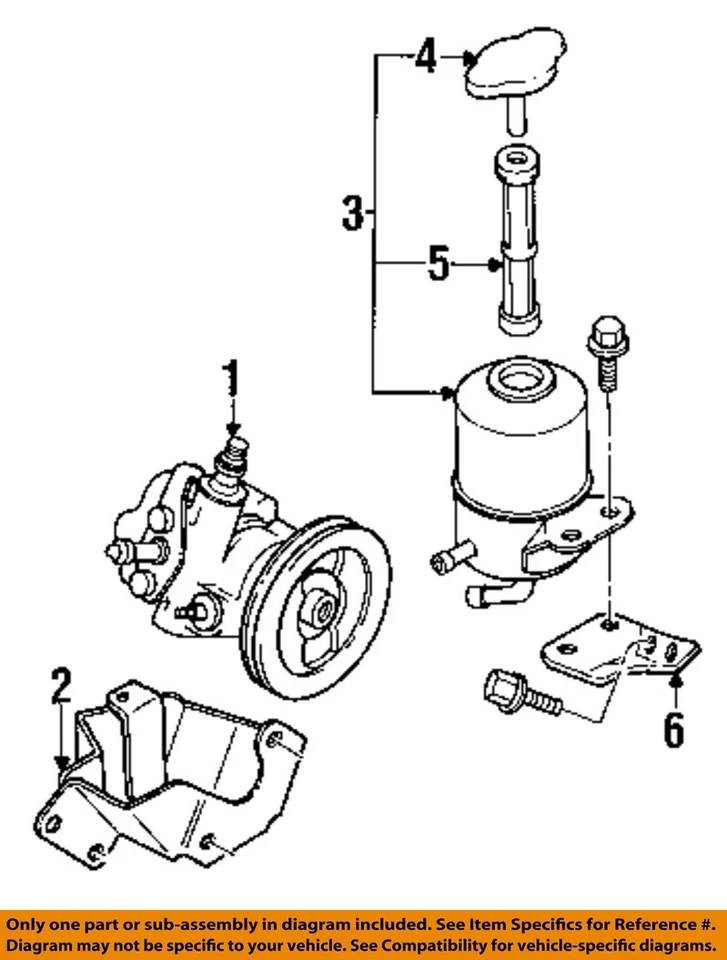 Bomba de dirección asistida usada se adapta a: Dodge Stealth 1991 delantero SOHC grado A Foto 1 de 2