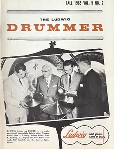 The Ludwig Drummer Magazine Vol.5 No.2 1965 Paiste Story Jazz Phrasing G Burton - Imagen 1 de 1