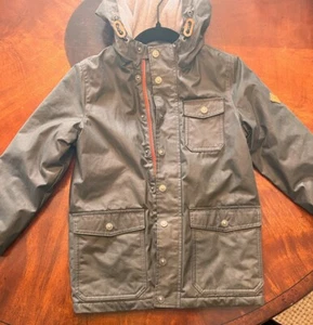 Joules Boys Clifford Hooded Coat / Jacket/In Everglade Size 9/Excellent Cond - Picture 1 of 14