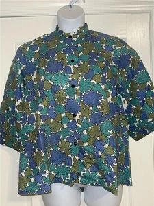 Wayne Maid Vintage Trapez Baumwolle Bluse Shirt Größe L - Bild 1 von 6