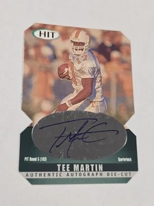 Tee Martin 2000 SAGE HIT Die Cut Autograph Rookie Card #A17 - Picture 1 of 1