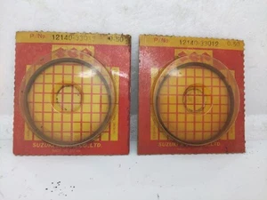 Suzuki Gt250 Gt250 X7 Gt380 Piston Ring.pair 12140-33012+0.50 .Genuine. JAPAN. - Picture 1 of 1