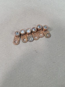 (Qty 6) L70 Terminal Grounding Wire Connector Lug 4-14 AWG Copper Slotted Screw - Picture 1 of 1