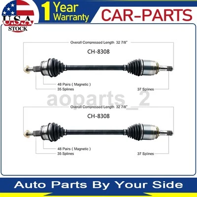 2 ejes traseros TrakMotive CV eje articulado para Dodge Charger 2016 2015_AR Foto 1 de 3