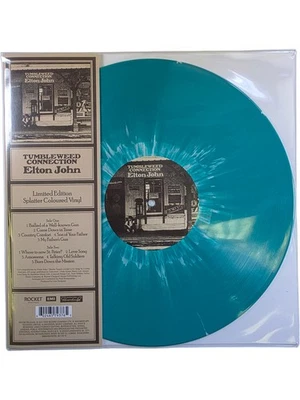 Elton John Tumbleweed Connection LP Album Vinyl Record Limited Edition Splatter Foto 1 de 4