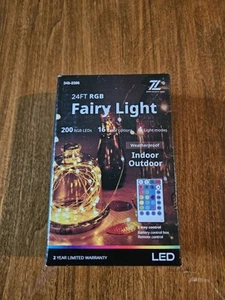 Zone Industry LED RGB Fairy Lights Battery Operated Remote Control 24 feet - Picture 1 of 3