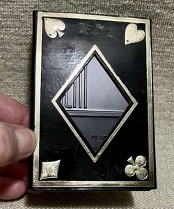 KEM Plastik Spielkarten JADE im Halter EIN Deck Mosaik-wie japanischer Stil USA - Bild 1 von 17