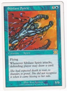 Sibilant Spirit 6a Edizione #98 Magic The Gathering 1999 MTG Singolo - Foto 1 di 2