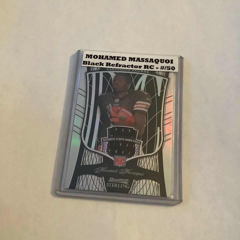 F100,171 2009 Bowman Sterling Black Refractors #169A Mohamed Massaquoi JERSEY/50 - Image 1 of 1