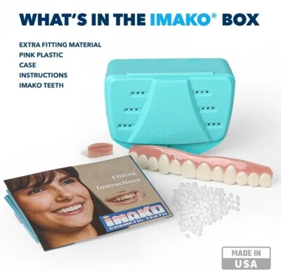 Imako Cosmetic Teeth Veneer NEXT DAY GUARANTEED SATURDAY delivery.