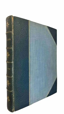 1909 Edgar Allan Poe TALES *RARE!* Color Illus. Edition 1/2 FINE MOROCCO LEATHER - Image 1 of 4