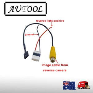 FOR TOYOTA OEM Reversing camera 2009-2012Yaris Krueger Hilux video harness - Bild 1 von 6