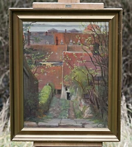 Otto Woldbjerg (1902-?) - Landschaft aus der Stadt 1926 wohl Dänemark - Bild 1 von 6