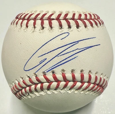 New York Yankees Gleyber Torres Firmado MLB Béisbol Beckett Certificado de Autenticidad BAS Foto 1 de 4