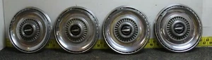 Used OEM GM Set 4 14" Hub Caps 01384185 1018 1968 Buick Special/Skylark (1346) - Picture 1 of 8