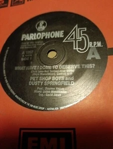 Pet Shop Boys And Dusty Springfield – What Have I Done To Deserve This NM 7 - Picture 1 of 3