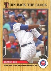 Tarjeta de béisbol Derek Lee #93 Topps Now Turn Back The Clock 2021 (PR:253) - Imagen 1 de 2