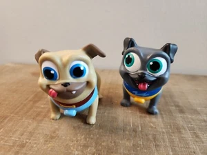 Disney Junior Welpen Hundefreunde Bingo und Rolly Hunde Kunststoff Figuren Menge 2 - Bild 1 von 11