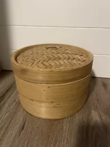 Bamboo KITCHEN DUMPLING RICE DIM SUM STEAMER COOKER - Picture 1 of 3