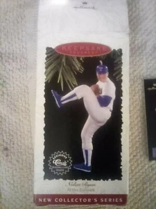 Nolan Ryan: "At the Ballpark" 1996 - Hallmark Keepsake Ornament - Texas Rangers - Imagen 1 de 5