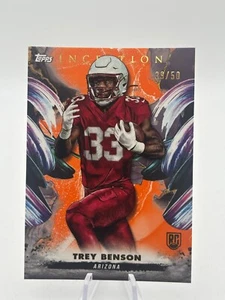 Topps Inception 2024 Trey Benson /50 Rookie - Picture 1 of 2