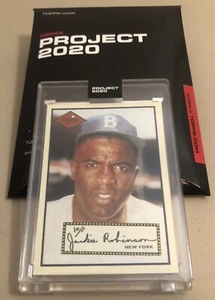 Topps Project 2020 #194 ⚾️ Jackie Robinson by Oldmanalan ⚾️Print Run 3,268 - Picture 1 of 3