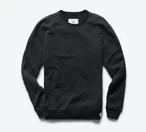 NEW MEN'S M REIGNING CHAMP MERINO WOOL TERRY SLIM CREWNECK SWEATSHIRT CHARCOAL - Picture 1 of 2