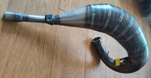 YAMAHA YZ125 2017 2018 2019 2020 Fresco Exhaust Front pipe CONED WORKS FINISH - Picture 1 of 6
