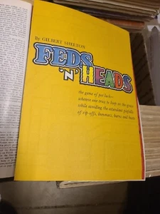 NEU FABULOUS FURRY FREAK BROTHERS Pull Out SPIEL 1971 SELTEN "GEFÜTTERT"N" KÖPFE" - Bild 1 von 8
