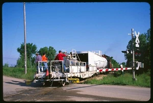 Original Rail Slide - WSOR Wisconsin & Southern X001+ Rugby Jct 6-02 - Provia F - Picture 1 of 1