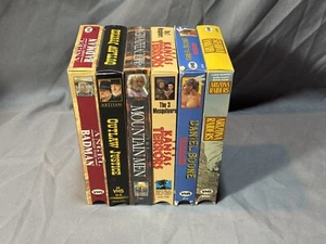 Lot of 5 Vintage VHS Movies Angel & The Badman Mountain Men Daniel Boone 1990s - Picture 1 of 4