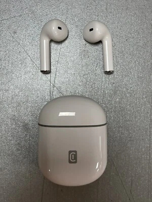 Cellular Line Auricolari bluetooth TWS con custodia ricarica Bianco BTTWSSMARTW - Immagine 1 di 4