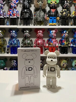 EXILE 400% Bearbrick Белый Medicom Be@rbrick Очень Редкий Ограниченный Flocky Flocked - Изображение 1 из 4