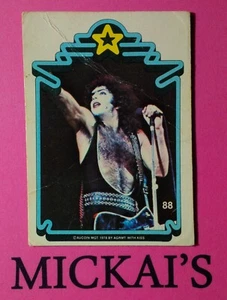 KISS DONRUSS TRADING CARD 1978 AUCOIN SERIES 2 - NUMBER 88 - PAUL STANLEY - Foto 1 di 2